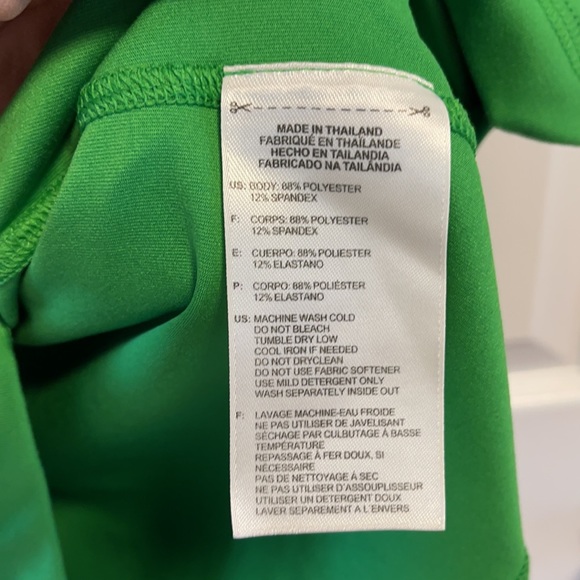 Adidas Climalite green tank top with built in bra Small - Picture 8 of 9